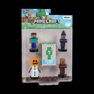 Figuras Minecraft en Blíster - Pack de 5 (Surtido)