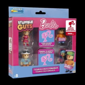 Stumble Guys x Barbie - Pack Deluxe de 6 Figuras