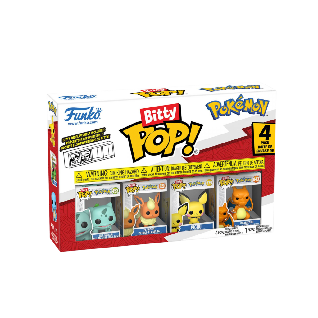 Pokemon – Bulbasaur y Amigos Funko Bitty Pop Set de 4 Figuras Serie 3