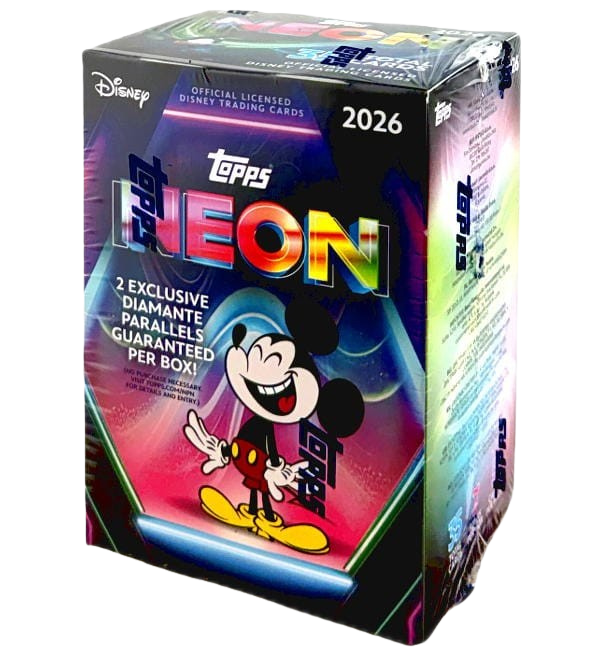 Topps Disney Neon 2026 Trading Cards - Value Box