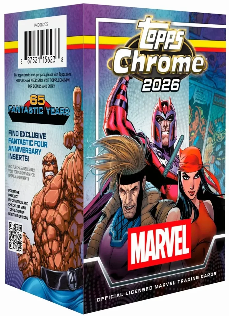 Marvel Value Box Topps Chrome 2026