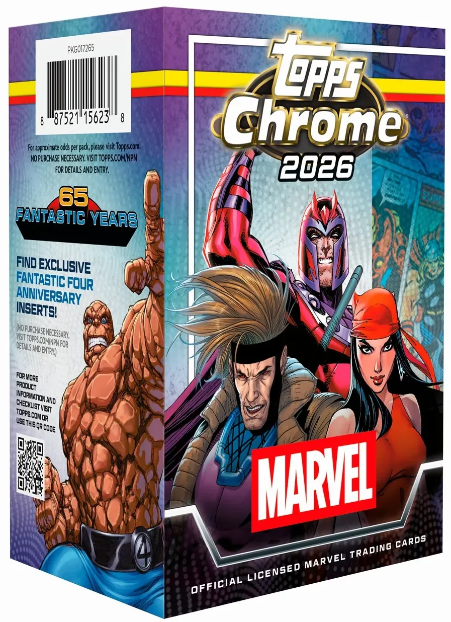 Marvel Value Box Topps Chrome 2026
