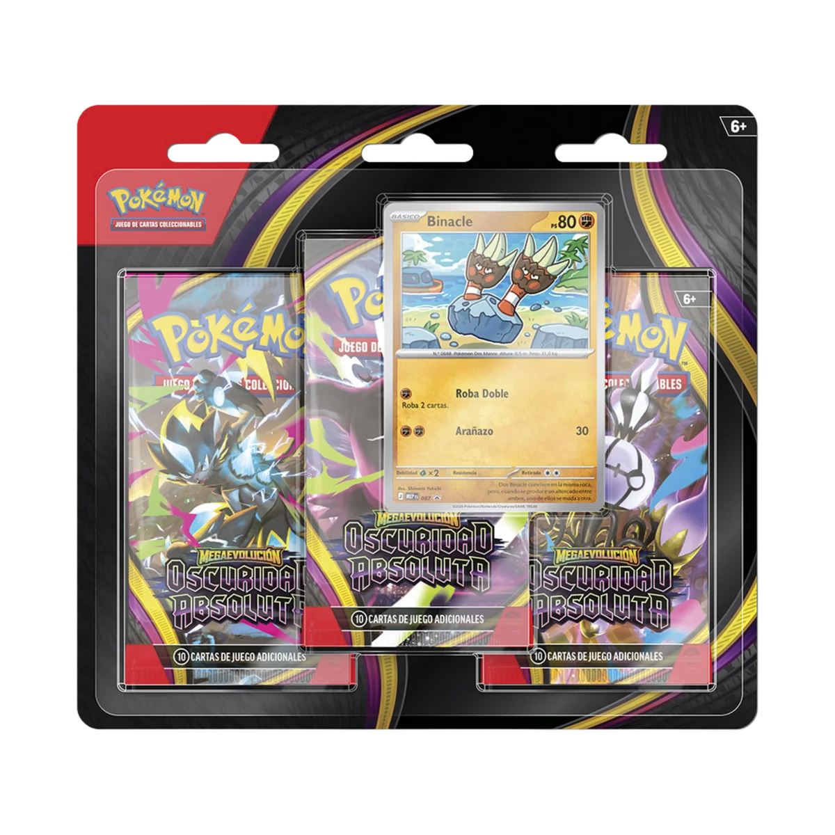 Blister Pokemon Oscuridad Absoluta - Español