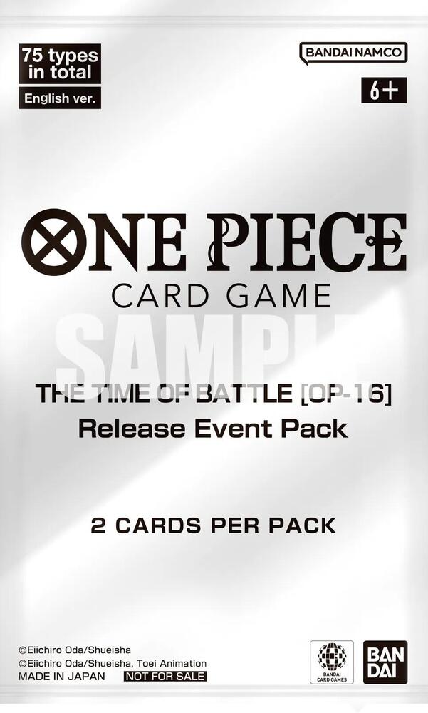 OP- The Time of Battle Release Event Cards - EN