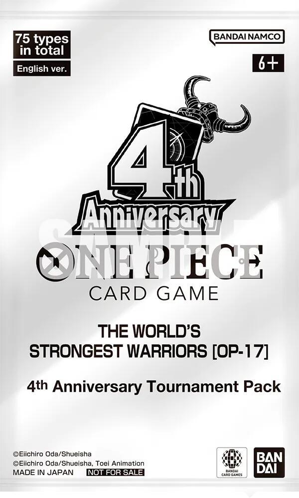 OP - The World's Strongest Warriors - 4th Anniversary Tournament Pack - EN